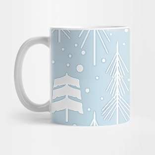 White winter pattern Mug